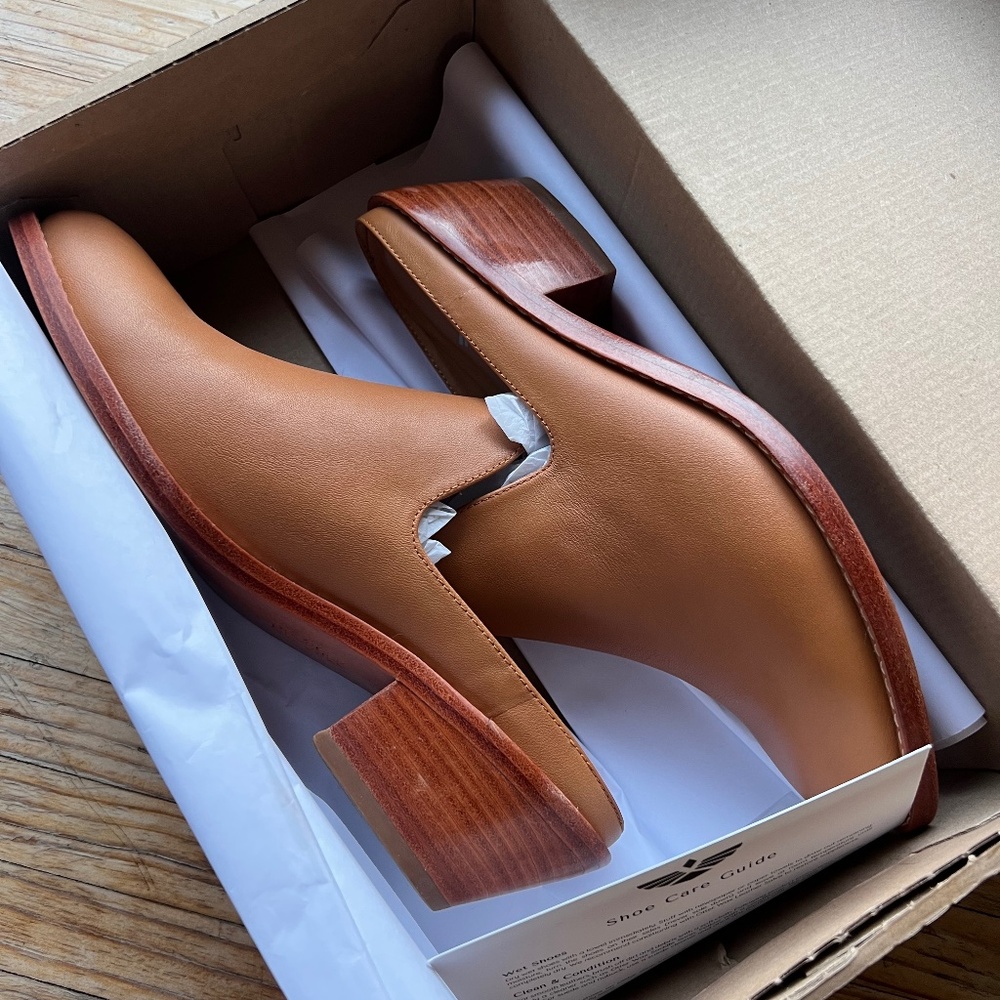 Fortress Michelle Clogs - Caramel - Size 39